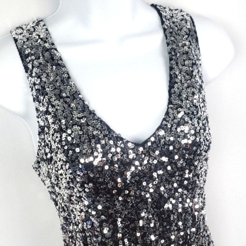 Sequined Sleeveless Dress